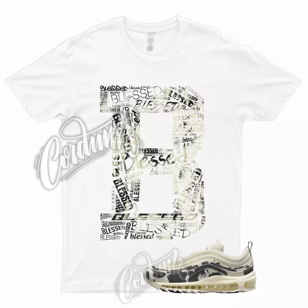 BLESSED Shirt to Match Air Max 97 Cow Print Sail Cream Black Chrome 90 Futura 1 Jezsport.com