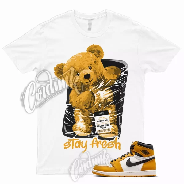 STAY T Shirt for 1 Yellow Ochre Retro High 6 Desert Mid Low Dunk OG Pollen Match Jezsport.com