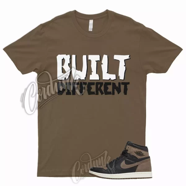 BUIL T Shirt to Match 1 Retro High OG Palomino Brown Black Sail Metallic Gold Jezsport.com