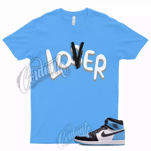 LO T Shirt to Match 1 Retro High OG UNC Toe University Blue 2 3 4 5 6 7 12 13 Jezsport.com