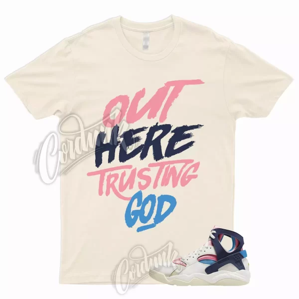 TG T Shirt to Match Air Flight Huarache Sail Pink Coral Chalk Laser Blue Gear Jezsport.com