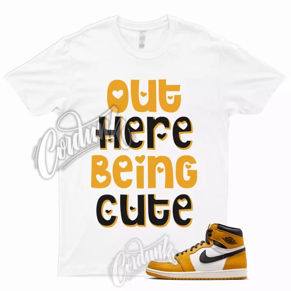 CUTE T Shirt for 1 Yellow Ochre Retro High 6 Desert Mid Low Dunk OG Pollen Match Jezsport.com