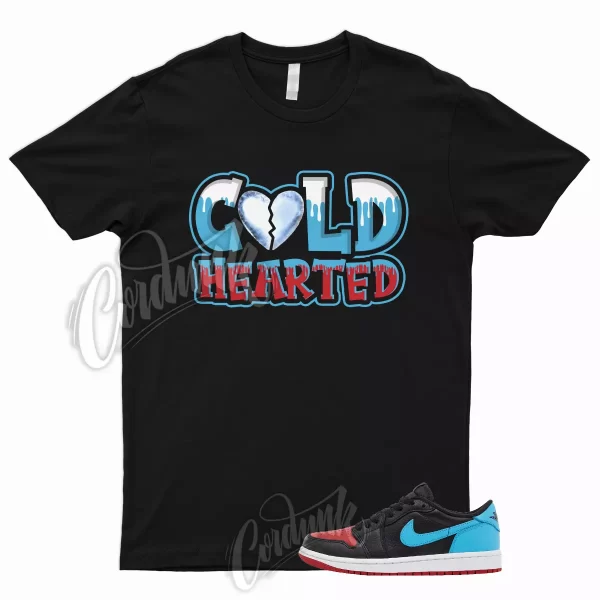 COLD T Shirt to Match 1 Low OG WMNS UNC To Chicago Dark Powder Blue Gym Red Jezsport.com