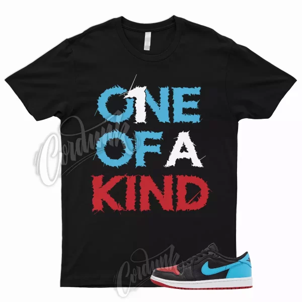 1OAK T Shirt to Match 1 Low OG WMNS UNC To Chicago Dark Powder Blue Gym Red Jezsport.com