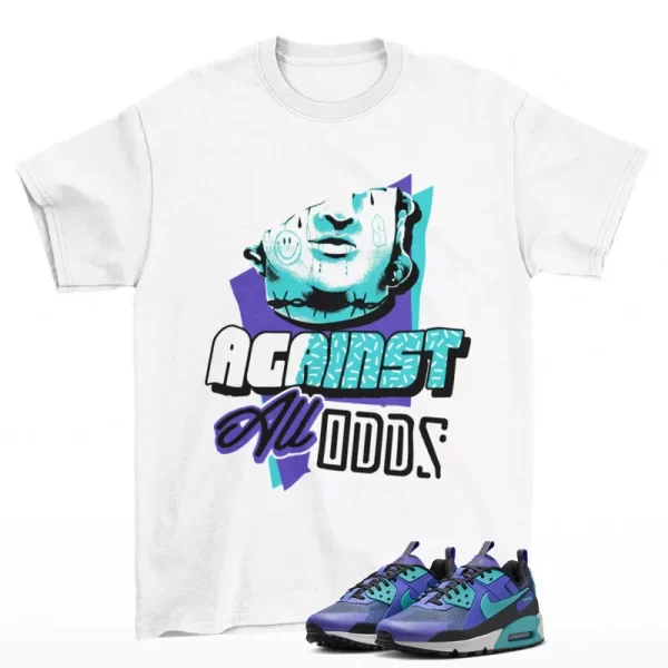 All Odds Sneaker Shirt to Match Air Max 90 Drift Persian Violet FB2877-500 Jezsport.com