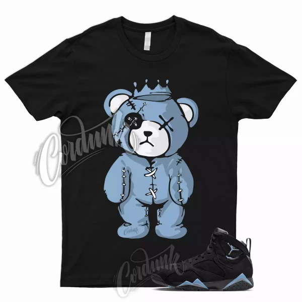 CROWN T Shirt to Match 7 Chambray 2023 Light Graphite UNC Blue Dunk Low Mid High Jezsport.com