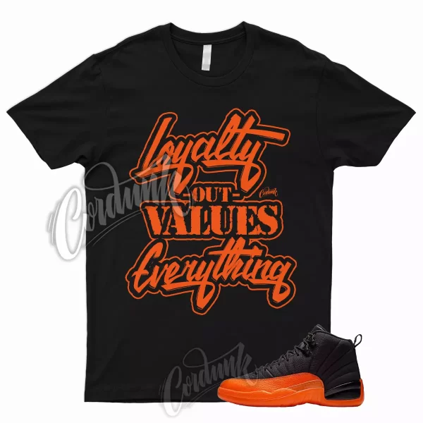 LYLTY T Shirt to Match 12 WMNS Brilliant Orange Black White Electro Shattered 1 Jezsport.com