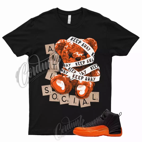 ANTI T Shirt to Match 12 WMNS Brilliant Orange Black White Electro Shattered 1 Jezsport.com