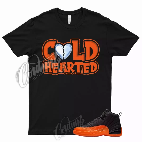 COLD T Shirt to Match 12 WMNS Brilliant Orange Black White Electro Shattered 1 Jezsport.com