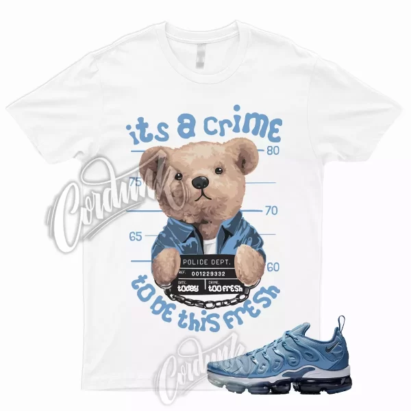 CRIME T Shirt to Match Air VaporMax Plus Work Blue Diffused Cool Grey Dunk Low 1 Jezsport.com