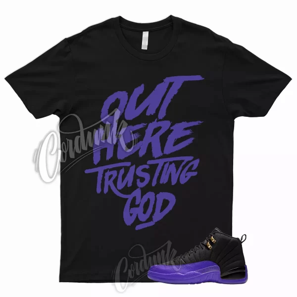 TG T Shirt to Match 12 Field Purple Taxi Concord Varsity Court Low Mid High 1 Jezsport.com