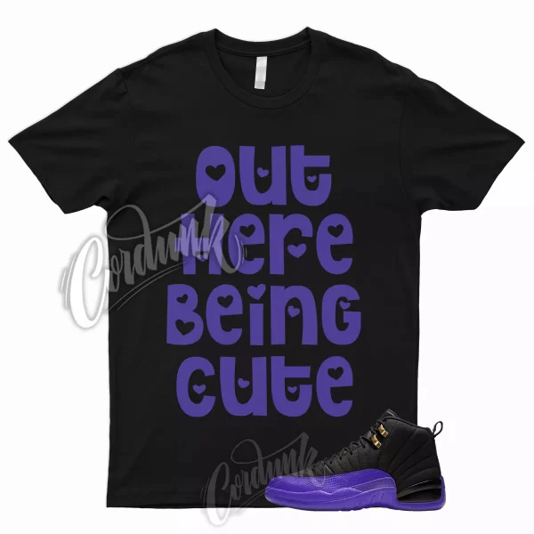 CUTE T Shirt to Match 12 Field Purple Taxi Concord Varsity Court Low Mid High 1 Jezsport.com