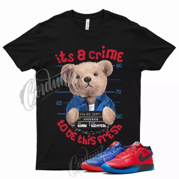 CRIME T Shirt to Match Ja 1 Hunger Game Royal Black University Red Blue Crimson Jezsport.com