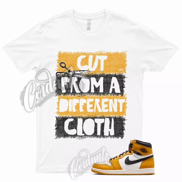 CUT T Shirt for 1 Yellow Ochre Retro High 6 Desert Mid Low Dunk OG Pollen Match Jezsport.com