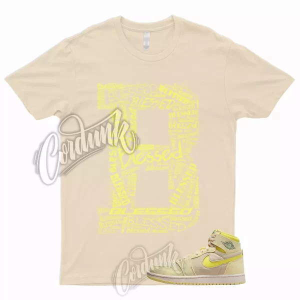 BLESSED T Shirt to Match 1 Zoom CMFT 2 Muslin SKY J TEAL Dynamic Yellow 6 Dunk Jezsport.com