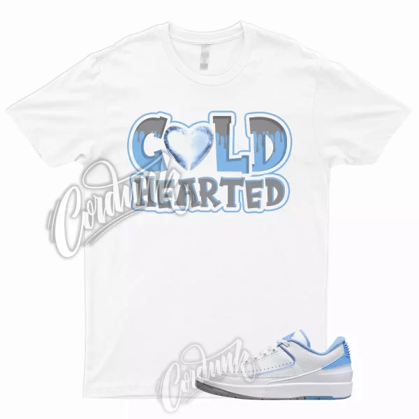 COLD T Shirt to Match 2 Low UNC White University Blue Cement Grey Dunk High 1 Jezsport.com