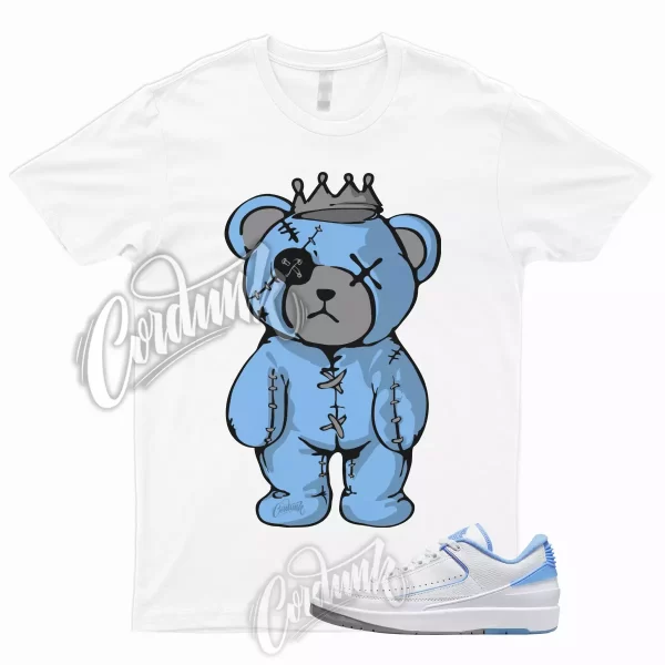 CROWN T Shirt to Match 2 Low UNC White University Blue Cement Grey Dunk High 1 Jezsport.com