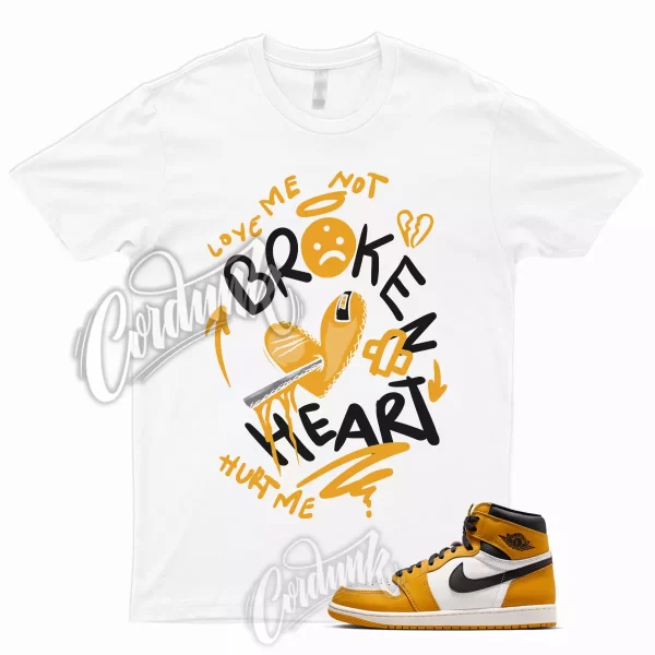 BROKEN Shirt for 1 Yellow Ochre Retro High 6 Desert Mid Low Dunk OG Pollen Match Jezsport.com