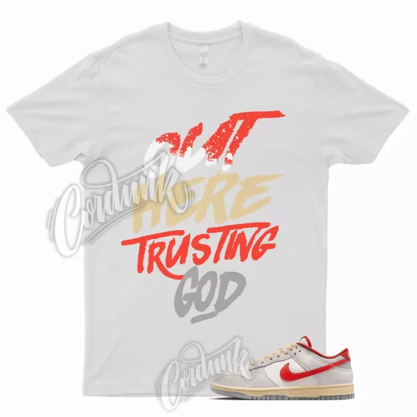 TG T Shirt for Air Dunk 85 Athletic Department Sail Photon Dust Picante Red 1 Jezsport.com