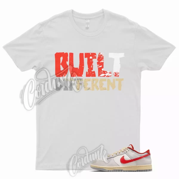 BUILT T Shirt for Air Dunk 85 Athletic Department Sail Photon Dust Picante Red 1 Jezsport.com