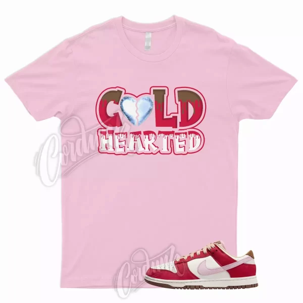 COLD T Shirt for Dunk Low Bacon Premium Sport Red Sail Medium Brown Valentines Jezsport.com