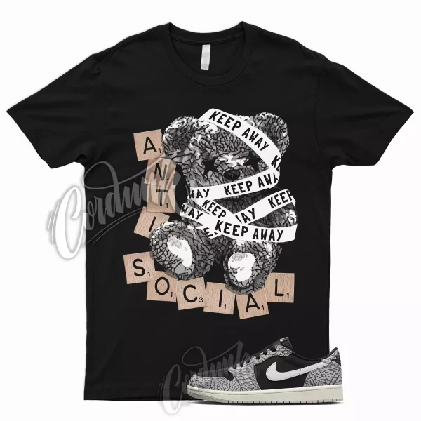 ANTI T Shirt to Match 1 Retro Low OG Black Cement Muslin Tech Grey Elephant Mid Jezsport.com