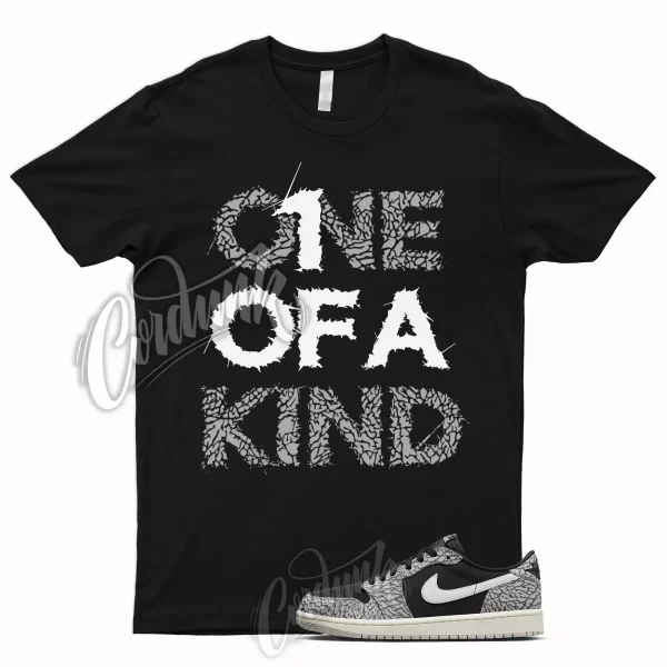 1OAK T Shirt to Match 1 Retro Low OG Black Cement Muslin Tech Grey Elephant Mid Jezsport.com