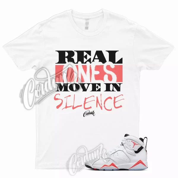 R1 T Shirt to Match 7 Retro White Infrared Crimson Black Red Bright Low High 1 Jezsport.com