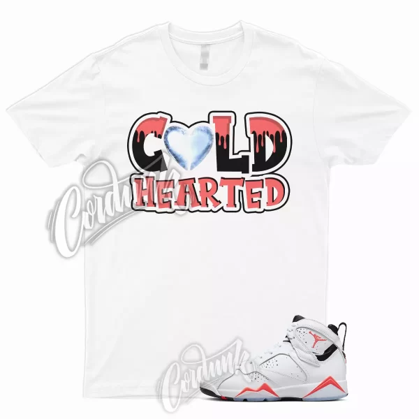 COLD T Shirt to Match 7 Retro White Infrared Crimson Black Red Bright Low High 1 Jezsport.com