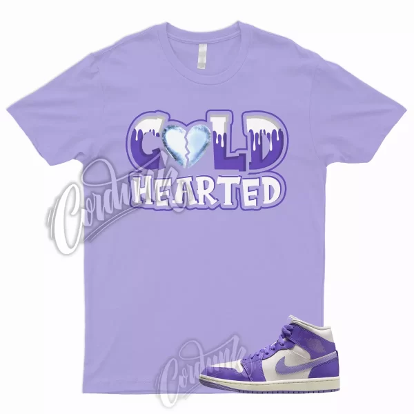 COLD T Shirt to Match 1 Mid WMNS Action Grape Sky J Light Purple Sail Lavender Jezsport.com