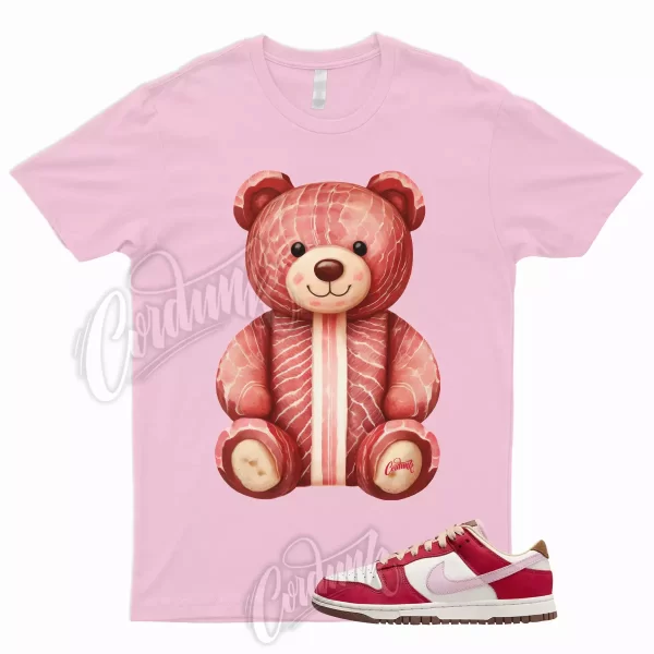 BBEAR T Shirt for Dunk Low Bacon Premium Sport Red Sail Medium Brown Valentines Jezsport.com