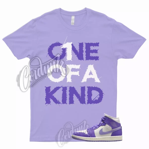 1OAK T Shirt to Match 1 Mid WMNS Action Grape Sky J Light Purple Sail Lavender Jezsport.com