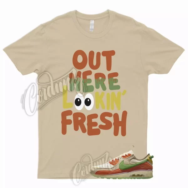 FRESH Shirt to Match Air Max 90 Terrascape Orange Green Tan Khaki Voodoo Zion 1 Jezsport.com