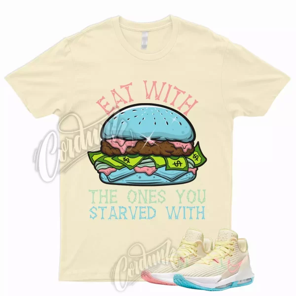 EAT T Shirt for 6 Ice Cream Coconut Milk Green Citron LeBron Witness Blue Tint Jezsport.com