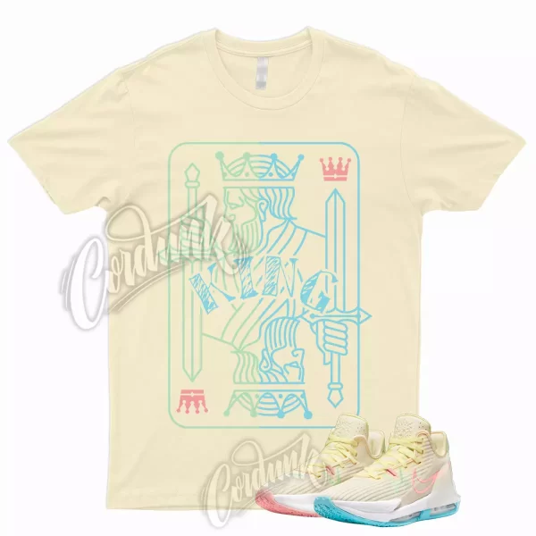 KING T Shirt for 6 Ice Cream Coconut Milk Green Citron LeBron Witness Blue Tint Jezsport.com