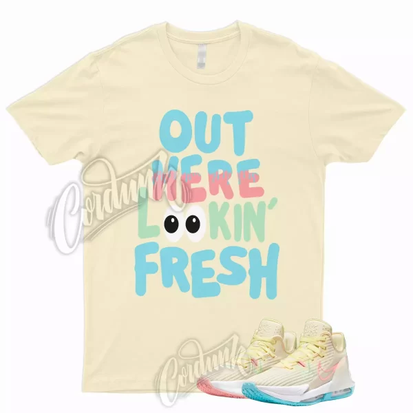 FRESH T Shirt for 6 Ice Cream Coconut Milk Green Citron LeBron Witness Blue Tint Jezsport.com