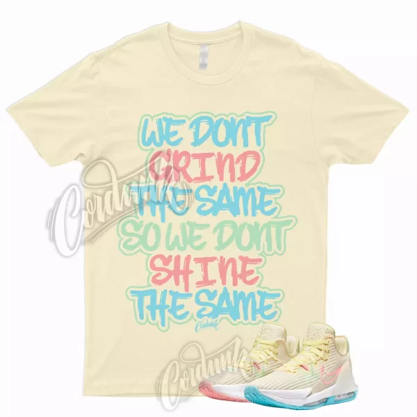 GRIND T Shirt for 6 Ice Cream Coconut Milk Green Citron LeBron Witness Blue Tint Jezsport.com