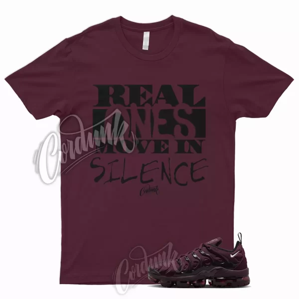 R1 T Shirt to Air VaporMax Plus Burgundy Maroon Bordeaux Cherrywood Red WMNS 1 Jezsport.com