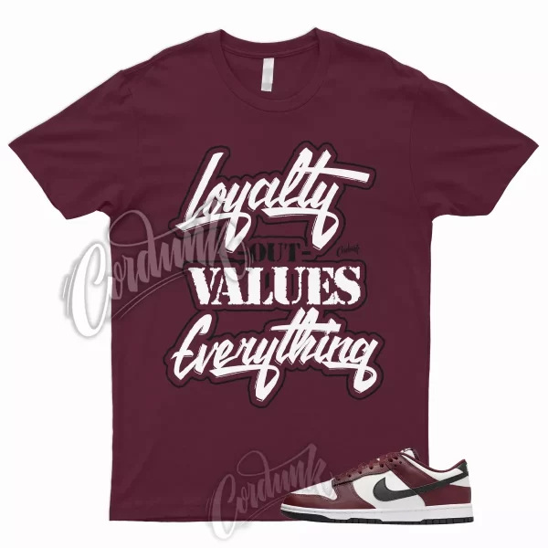 LYLTY T Shirt for Dunk Low Dark Team Red Black Bordeaux Burgundy Vapormax Beet 1 Jezsport.com