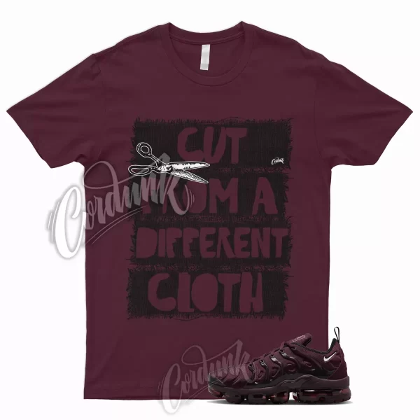 CUT T Shirt to Air VaporMax Plus Burgundy Maroon Bordeaux Cherrywood Red WMNS 1 Jezsport.com