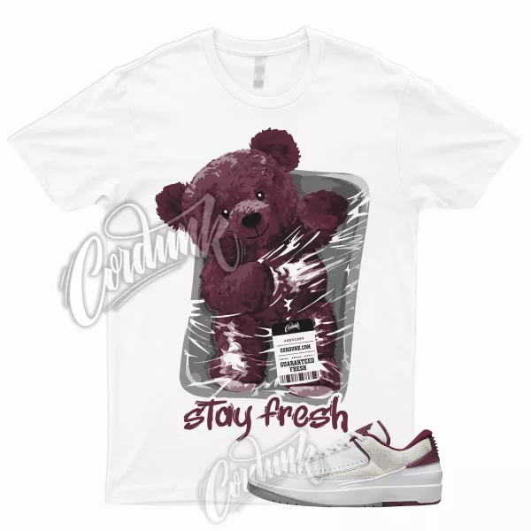 STAY T Shirt to 2 Low Cherrywood Red Light Steel Grey Bordeaux Maroon Dunk 1 Jezsport.com