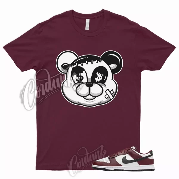 STITCH Shirt for Dunk Low Dark Team Red Black Bordeaux Burgundy Vapormax Beet 1 Jezsport.com