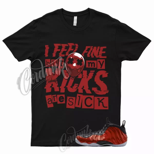 SICK T Shirt to Match Air Foamposite One Metallic Red 2023 Varsity Foams Jezsport.com