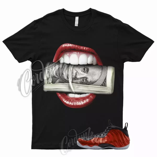 ROLL T Shirt to Match Air Foamposite One Metallic Red 2023 Varsity Foams Jezsport.com