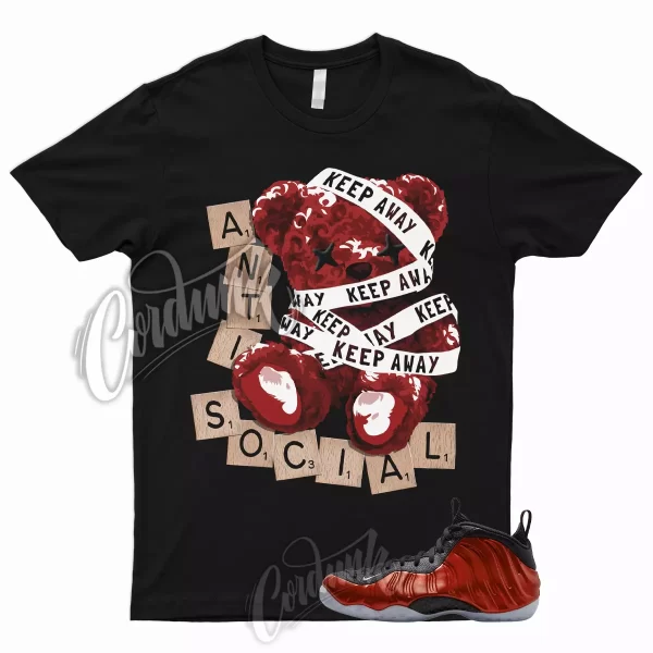 ANTI T Shirt to Match Air Foamposite One Metallic Red 2023 Varsity Foams Jezsport.com