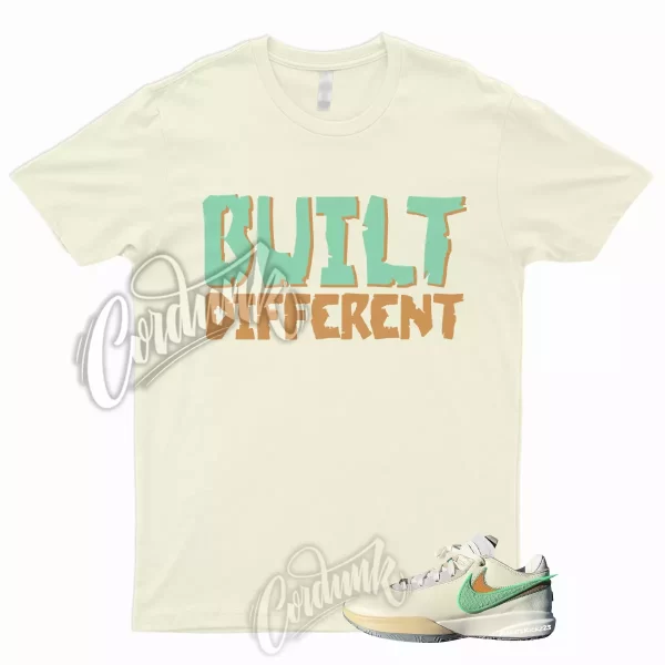 BUILT T Shirt for LeBron 20 Coconut Milk FAMU Electric Algae Vivid Orange Mica 1 Jezsport.com