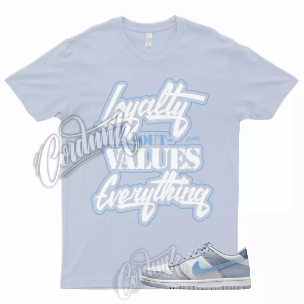 LYLTY Shirt to Match Dunk Low GS Blue Iridescent Whisper Hyper Royal Green Abyss Jezsport.com