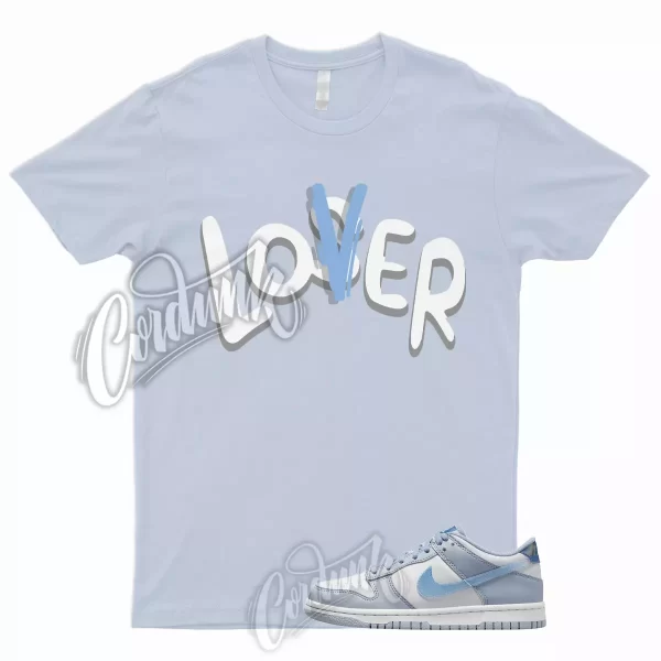 LO T Shirt to Match Dunk Low GS Blue Iridescent Whisper Hyper Royal Green Abyss Jezsport.com