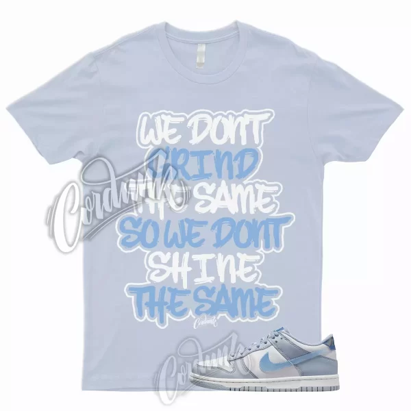 GRIND Shirt to Match Dunk Low GS Blue Iridescent Whisper Hyper Royal Green Abyss Jezsport.com