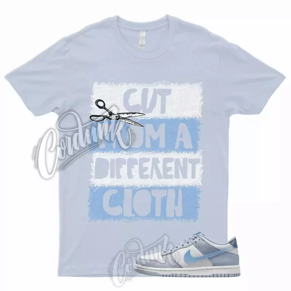 CUT T Shirt to Match Dunk Low GS Blue Iridescent Whisper Hyper Royal Green Abyss Jezsport.com